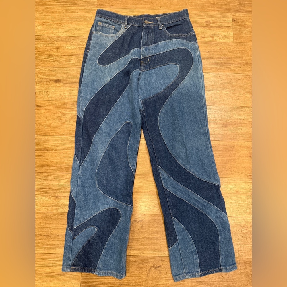 Jaded London X Curly Fry Blue Jeans W30